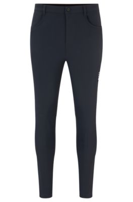 Equestrian knee-grip breeches in super-stretch material, Silver