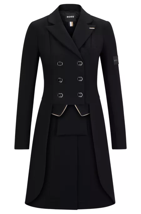 Equestrian tailcoat in super-stretch material