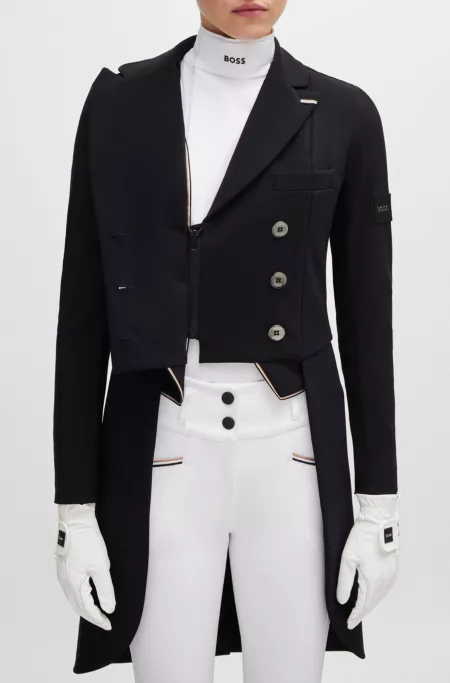 Equestrian tailcoat in super-stretch material