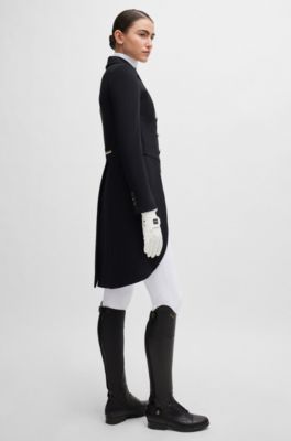 Equestrian tailcoat in super-stretch material, Black