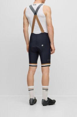BOSS BOSS x ASSOS bib shorts with shockabsorbing foam inserts