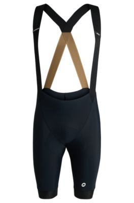 BOSS x ASSOS X-frame bib shorts with pressure-free waist, Black