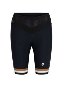 Hugo Boss Boss X Assos Half Shorts With Shock-absorbing Foam In Black