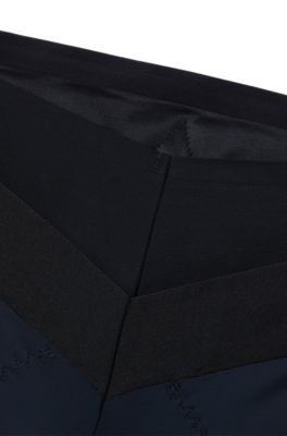 BOSS x ASSOS half shorts with shock-absorbing foam, Black