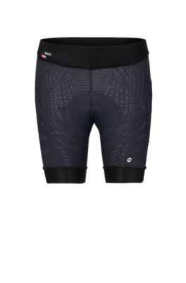 Hugo Boss Boss X Assos Liner Shorts With Shock-absorbing Foam In Dark Grey