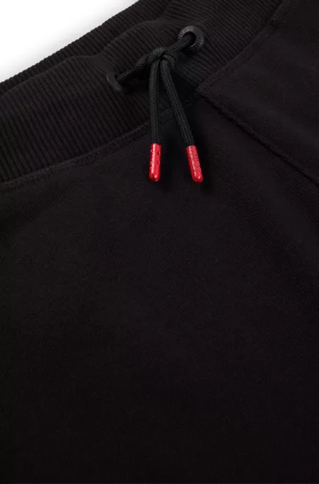 Kids' logo-print shorts in a cotton blend