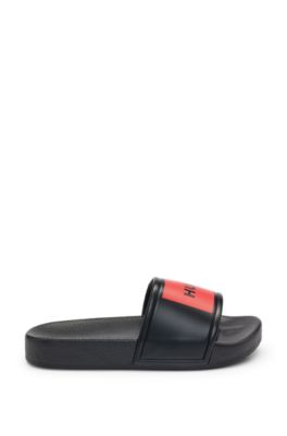 Kids' Slides With Logo Straps- Men's Boys Size