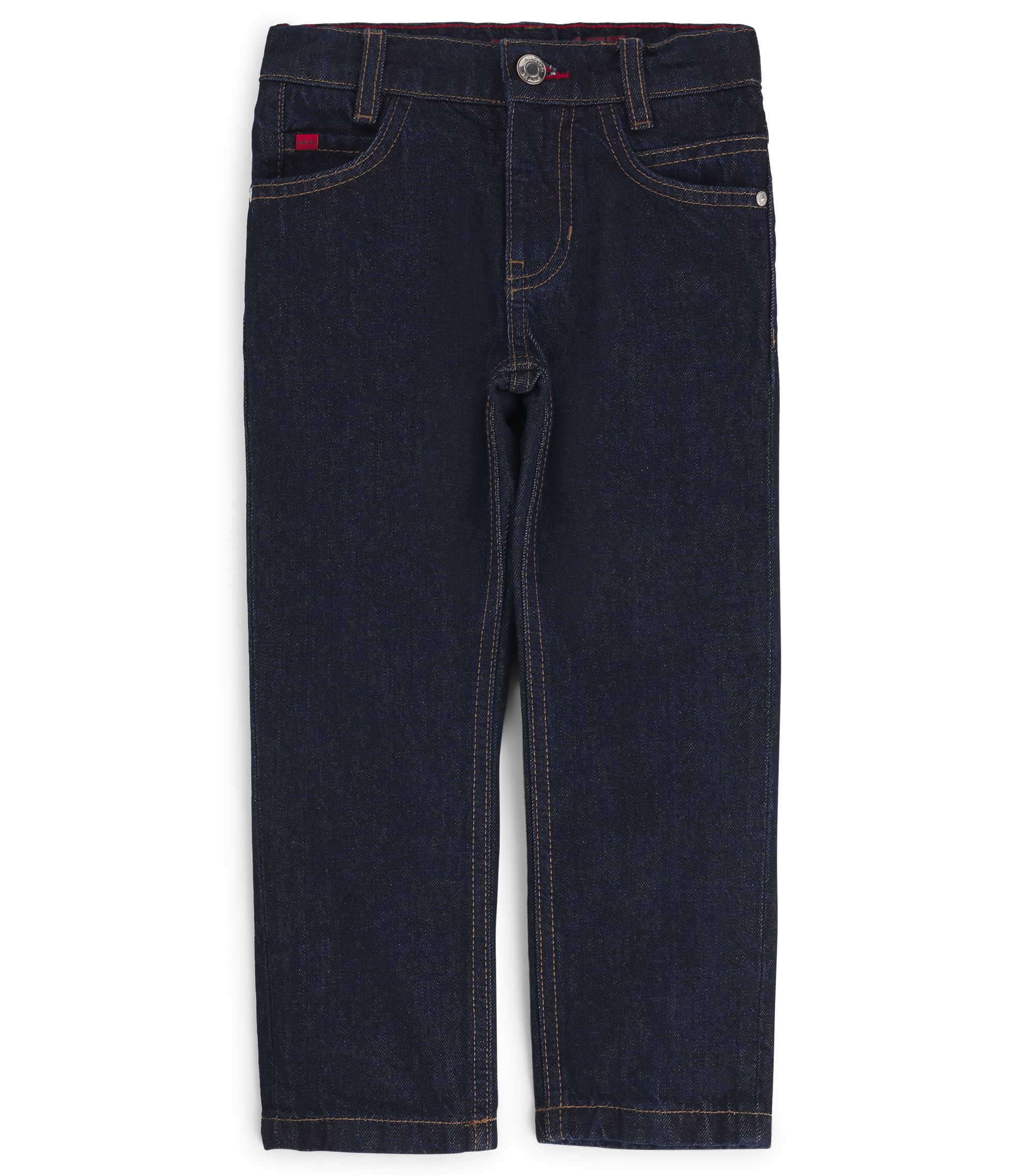 Kids' regular-fit jeans in blue denim