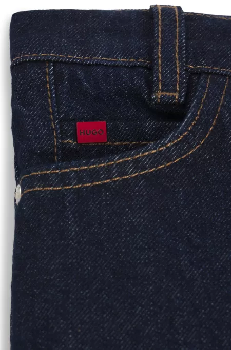 Kids' regular-fit jeans in blue denim