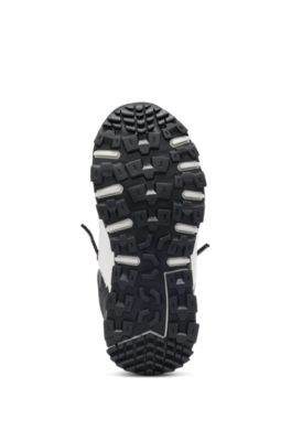 Kids' trainers with faux leather, White