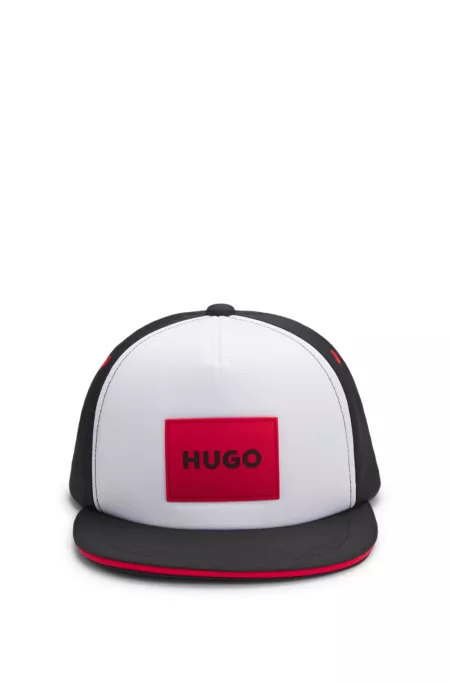 Kids' logo-badge cap with foam front