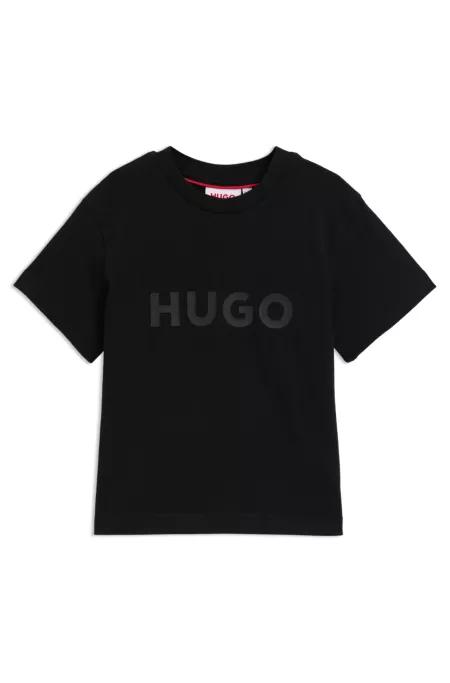 Kids' logo-print T-shirt in cotton