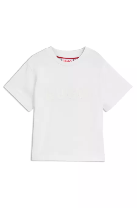 Kids' logo-print T-shirt in cotton