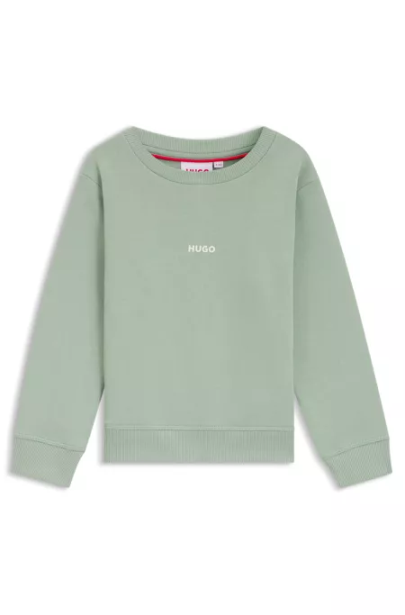 Kids' logo-print sweatshirt in a cotton blend