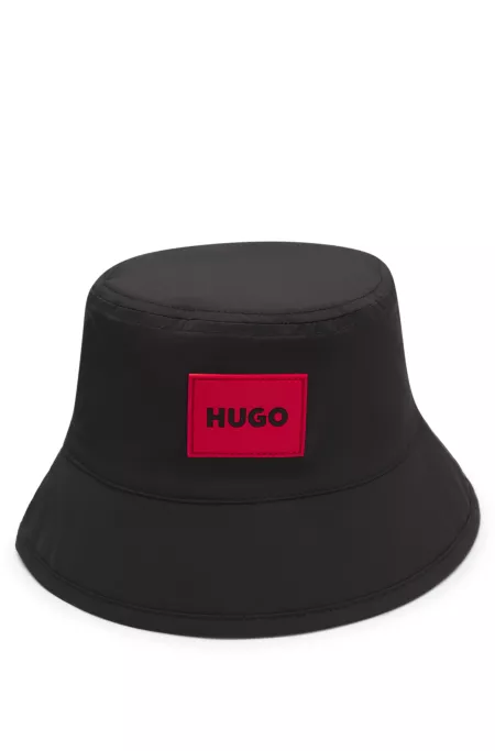 Kids' reversible bucket hat with logos