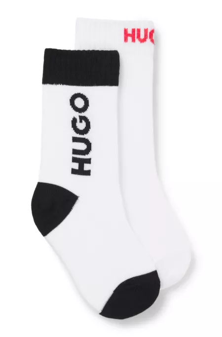 Two-pack of kids' cotton-blend socks