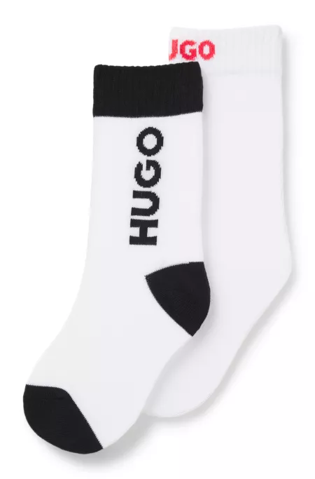 Two-pack of kids' cotton-blend socks