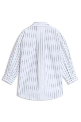 Kids' striped shirt, Dark Blue