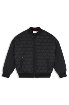 Kids' bomber jacket, Black