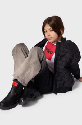 Kids' bomber jacket, Black
