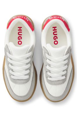 Kids' logo sneakers, White