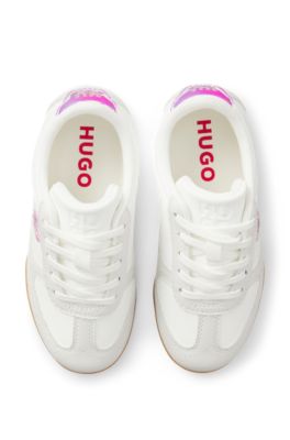 Deportivas para ni&ntilde;os con logo, Blanco