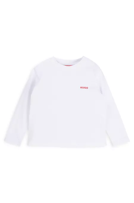 Kids' logo-print T-shirt in cotton jersey