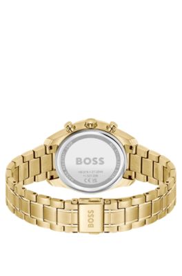 Reloj multifunci&oacute;n de tono dorado con caja curva, Assorted-Pre-Pack