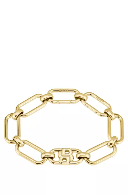 Gold-tone bracelet with Double B monogram
