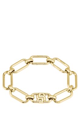 Pulsera dorada con monograma Double B, Assorted-Pre-Pack
