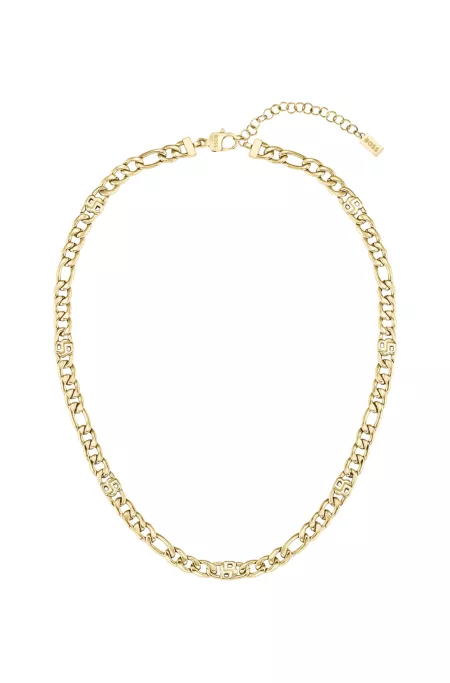 Gold-tone chain necklace with Double B monograms