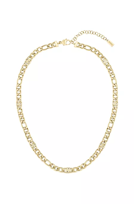 Gold-tone chain necklace with Double B monograms