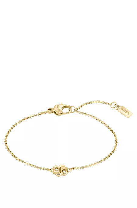 Gold-tone chain bracelet with Double B monogram