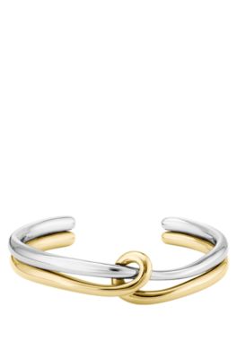 Bangle with gold and silver effects, Assorted-Pre-Pack