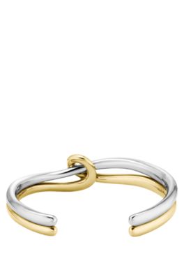 Bangle with gold and silver effects, Assorted-Pre-Pack