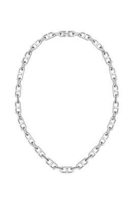 Polished and brushed chain necklace, Assorted-Pre-Pack