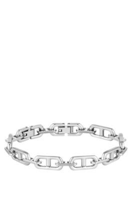 Brazalete con cadena cepillada y pulida, Assorted-Pre-Pack