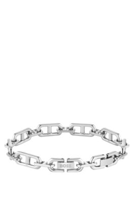 Brazalete con cadena cepillada y pulida, Assorted-Pre-Pack