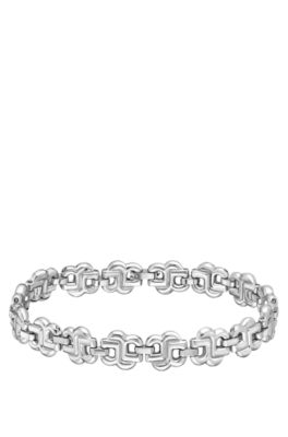 Pulsera plateada con monogramas Double&nbsp;B, Assorted-Pre-Pack