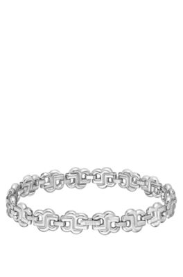 Pulsera plateada con monogramas Double&nbsp;B, Assorted-Pre-Pack
