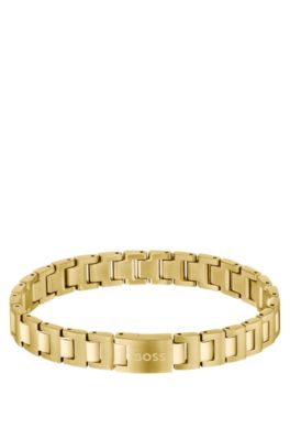 Gold-tone cuff with logo clasp, Assorted-Pre-Pack