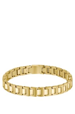 Gold-tone cuff with logo clasp, Assorted-Pre-Pack