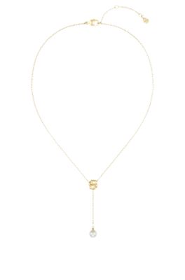 Gold-tone necklace with Double B monogram, Assorted-Pre-Pack