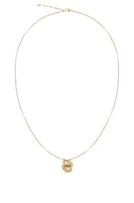Light-yellow gold-tone necklace with Double-B monogram, Assorted-Pre-Pack