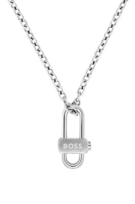 Men's necklace with a clean design, Assorted-Pre-Pack