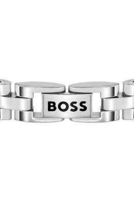 Stainless-steel cuff with Double B monogram, Assorted-Pre-Pack