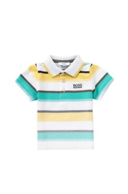 'J05446' | Toddler Stretch Cotton Polo Shirt, Green