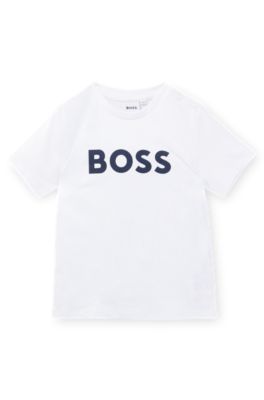 BOSS Kidswear logo-print cotton T-shirt - Red