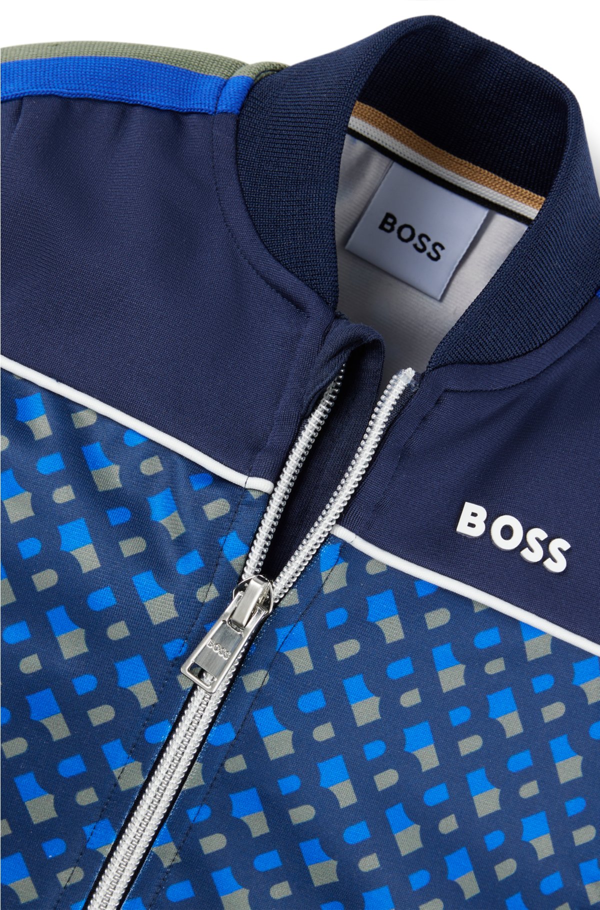 BOSS - Kids' tracksuit with printed monograms