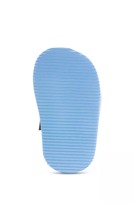 Kids' branded slides with ankle strap